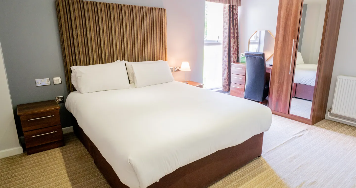 Executive double bedroom at Sporting Lodge Inns Middlesbrough