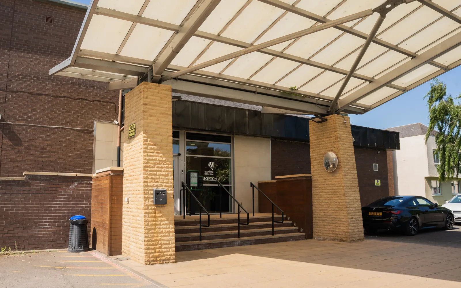 Entrance to Sporting Lodge Inns on Low Lane, Stainton
