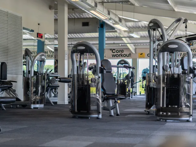 Strength training equipment at Escape Zone