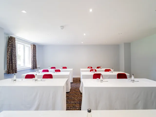 Boardroom meeting layout at Sporting Lodge Inns