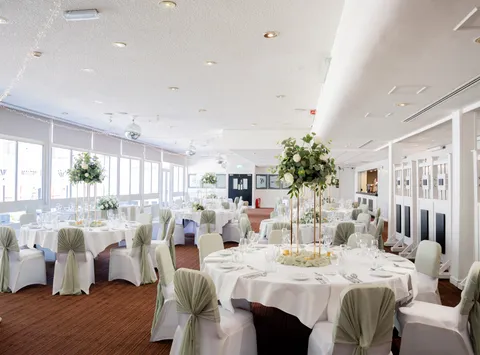 Evening wedding reception at Sporting Lodge Inns